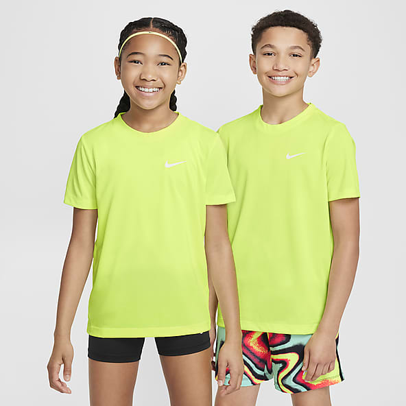 Boys yellow nike shorts top